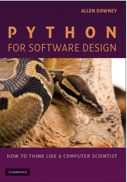 Cover of "Python for Software Design"